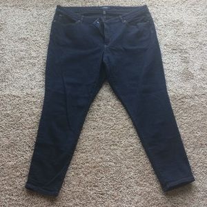Chaps 22W Dark Wash Straight Leg Jeans
